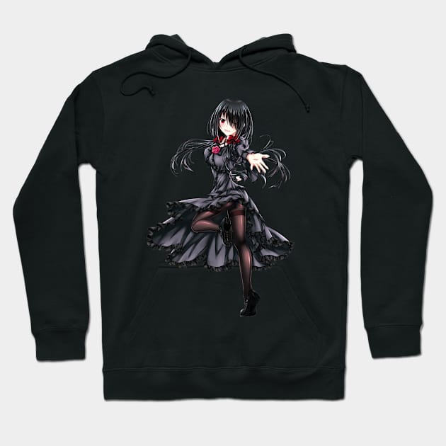 Tokisaki Kurumi Date a Live Hoodie by ZarenBeck